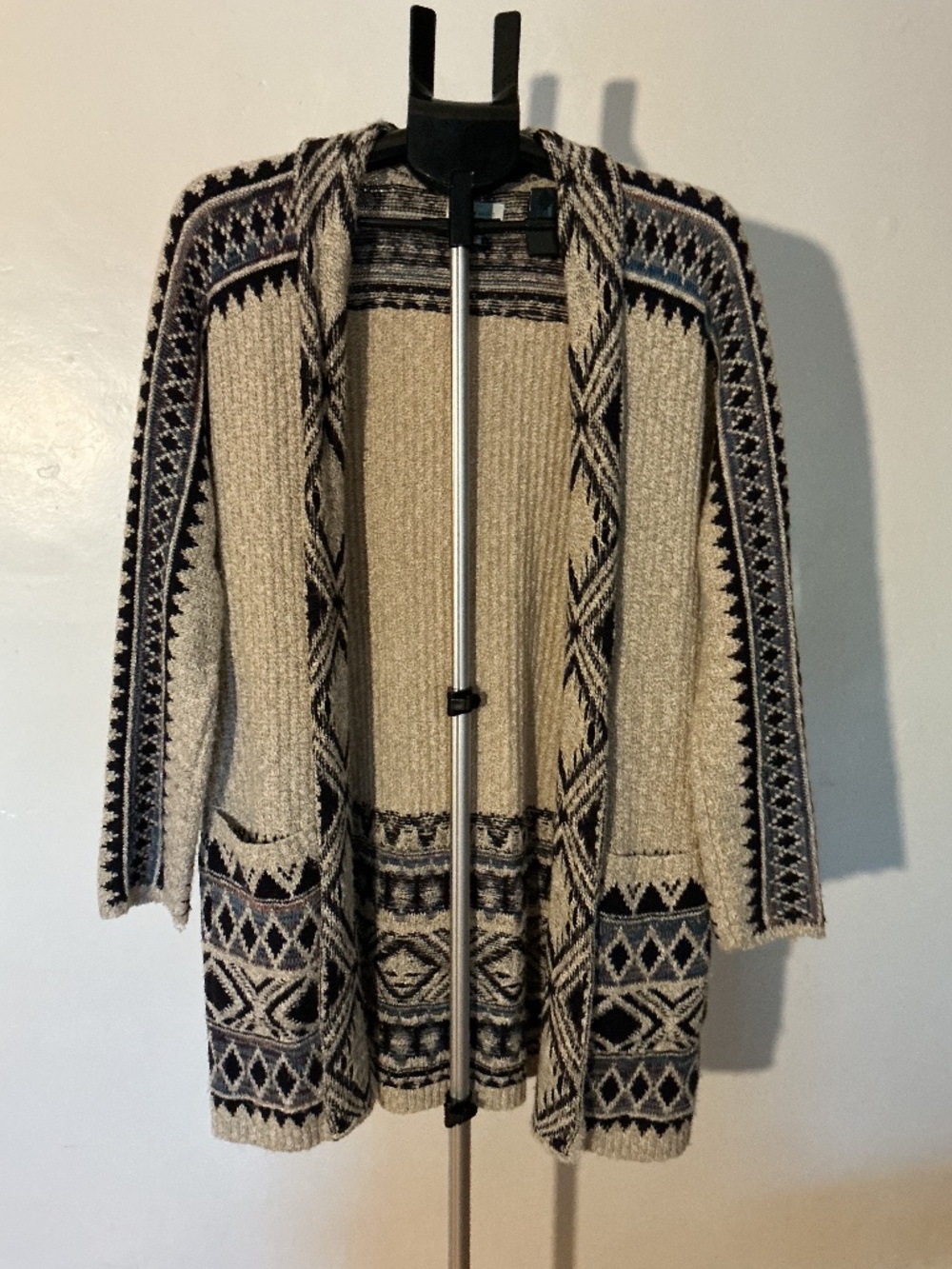 Women’s Lucky Brand Mid-thigh Length Open Front Cardigan